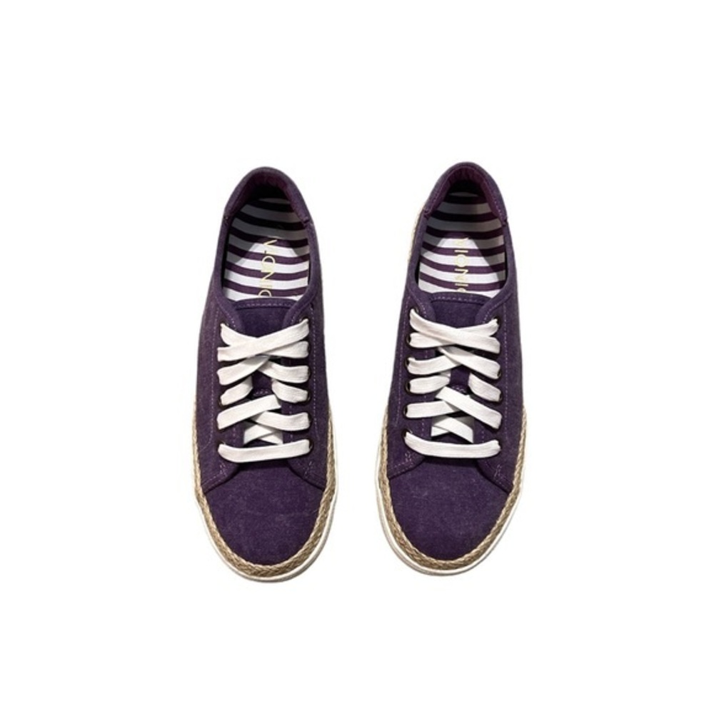 Vionic Women’s Sunny Hattie Purple Canvas Sneakers Comfort Shoe Size 6